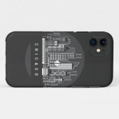 Chicago Illinois Skyline Case-Mate iPhone Hülle (Rückseite (Horizontal))