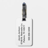 Chicago Illinois Skyline Gepäckanhänger (Rückseite vertikal)