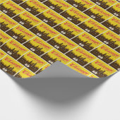 Chicago Illinois Skyline Geschenkpapier (Ecke)