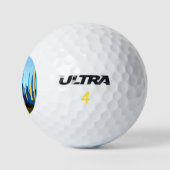 Chicago Illinois Skyline Golfball (Logo)