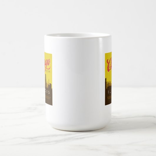 Chicago Illinois Skyline Kaffeetasse (Mittel)