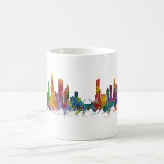 Chicago Illinois Skyline Kaffeetasse (Mittel)