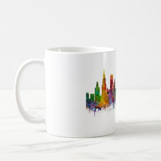 Chicago Illinois Skyline Kaffeetasse (Links)