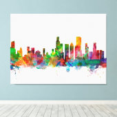 Chicago Illinois Skyline Leinwanddruck (Insitu (Holzboden))