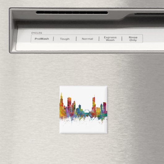 Chicago Illinois Skyline Magnet (In Situ (Geschirrspüler))