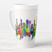 Chicago Illinois Skyline Milchtasse (Linke Ecke)