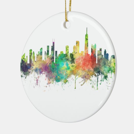 CHICAGO, ILLINOIS SKYLINE SP - KERAMIK ORNAMENT (Links)