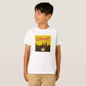 Chicago Illinois Skyline T-Shirt (Vorne ganz)