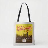 Chicago Illinois Skyline Tasche (Vorderseite)
