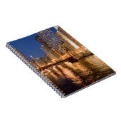 Chicago, Illinois, Skyline und Chicago River bei 2 Notizblock (Rechte Seite)