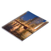 Chicago, Illinois, Skyline und Chicago River bei 2 Notizblock (Linke Seite)