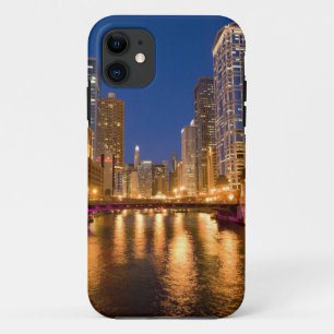 Chicago, Illinois, Skyline und Chicago River bei Case-Mate iPhone Hülle