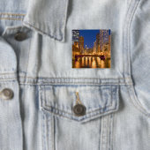 Chicago, Illinois, Skyline und Chicago River Button (Beispiel)