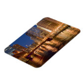 Chicago, Illinois, Skyline und Chicago River mit 2 Magnet (Linke Seite)