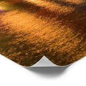 Chicago, Illinois, Skyline und Chicago River Poster (Ecke)