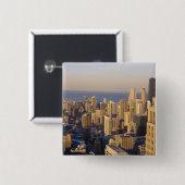 Chicago, Illinois, Skyline vom Sears Tower Button (Vorne & Hinten)