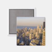 Chicago, Illinois, Skyline vom Sears Tower Magnet (Vorderseite/Rückseite)