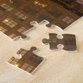 Chicago, Illinois, Skyline von West Loop bei Puzzle (Seite)