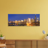 Chicago, Illinois, Skyline von West Loop erschosse Leinwanddruck (Insitu (Wohnzimmer))