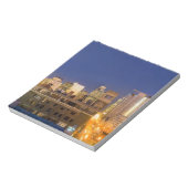 Chicago, Illinois, Skyline von West Loop erschosse Notizblock (Rotiert)