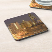 Chicago, Illinois, Skyline von West Loop: Getränkeuntersetzer (Linke Seite)