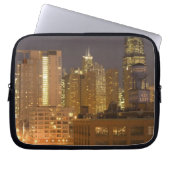 Chicago, Illinois, Skyline von West Loop: Laptopschutzhülle (Vorderseite)