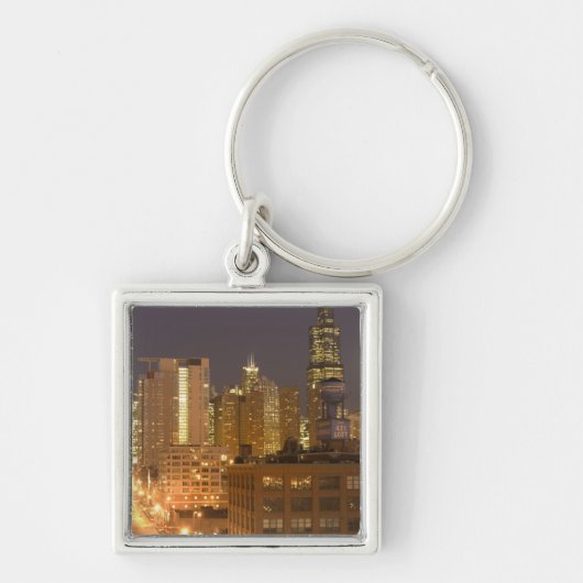 Chicago, Illinois, Skyline von West Loop: Schlüsselanhänger (Vorne)