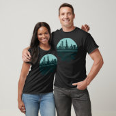 Chicago Illinois Skylines and Trees T-Shirt (Unisex)