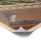 Chicago, Illinois - Soldaten Field and Field Poster (Ecke)