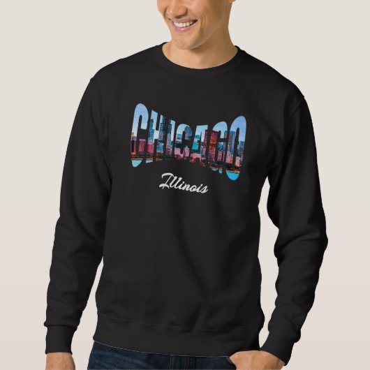 Chicago Illinois Souvenirs Sweatshirt (Vorderseite)