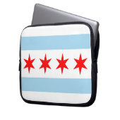 Chicago, Illinois Staat Laptop Sleeve (Vorderseite Links)
