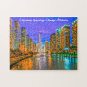 Chicago Illinois Streetscape Jigsaw Puzzle (Horizontal)
