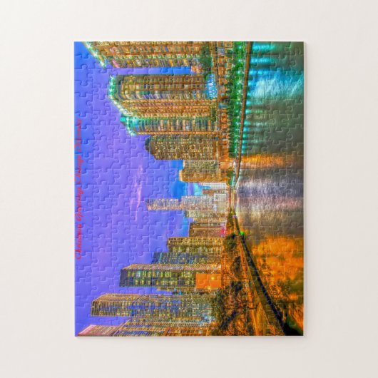 Chicago Illinois Streetscape Puzzle (Vertikal)