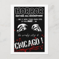 Chicago Illinois Travel Horror Gruß 