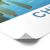 Chicago Illinois Travel Print Poster (Ecke)