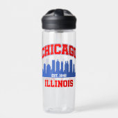 Chicago, Illinois Trinkflasche (Vorderseite)