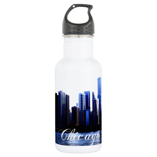 Chicago Illinois Trinkflasche (Vorderseite)