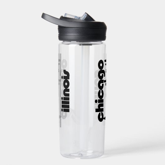 Chicago, Illinois Trinkflasche (Rechts)