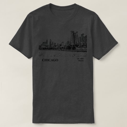 Chicago Illinois TShirt 10 (Design vorne)