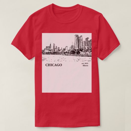 Chicago Illinois TShirt 9 (Design vorne)