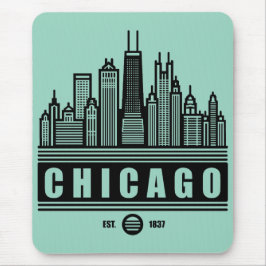 Chicago Illinois United Staaten Mousepad