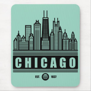 Chicago Illinois United Staaten Mousepad