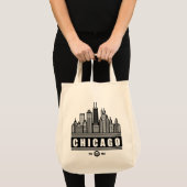 Chicago Illinois United Staaten Tragetasche (Vorderseite (Produkt))
