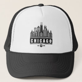 Chicago Illinois United Staaten Truckerkappe