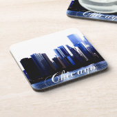 Chicago Illinois Untersetzer (Linke Seite)