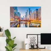 Chicago, Illinois, USA Poster (Heimbüro)