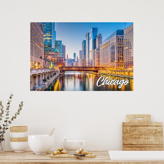 Chicago, Illinois, USA Poster (Küche)
