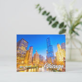 Chicago, Illinois, USA Postkarte (Stehend Vorderseite)