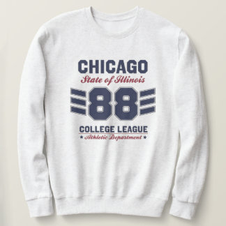 CHICAGO ILLINOIS VARSITY SCRIPT CLASSIC SPORTS JER SWEATSHIRT