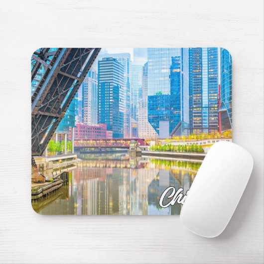 Chicago, Illinois, Vereinigte Staaten Mousepad (Mit Mouse)